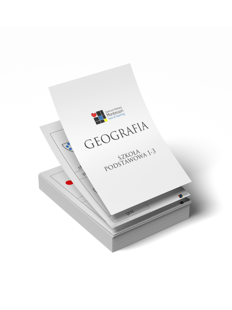 PAKIET EDUKACYJNY MONTESSORI GEOGRAFIA WCZESNOSZKOLNA