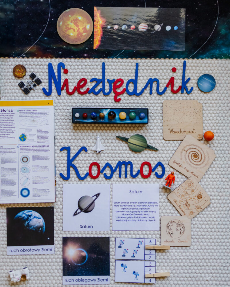 NIEZBĘDNIK EDUKACYJNY MONTESSORI KOSMOS