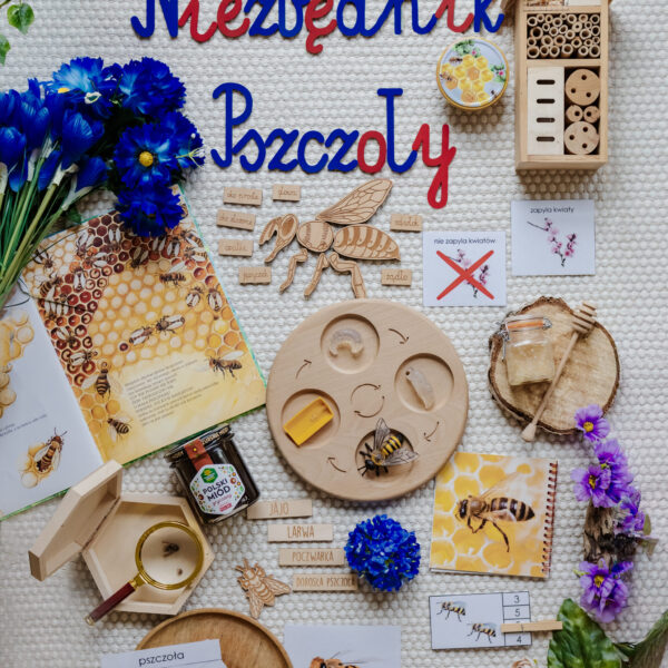 NIEZBĘDNIK EDUKACYJNY MONTESSORI PSZCZOŁY