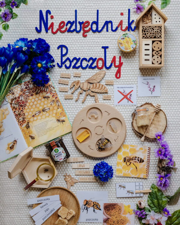 NIEZBĘDNIK EDUKACYJNY MONTESSORI PSZCZOŁY