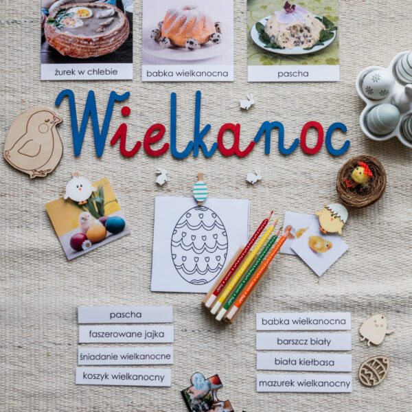 NIEZBĘDNIK EDUKACYJNY MONTESSORI WIELKANOC