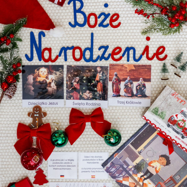 NIEZBĘDNIK EDUKACYJNY MONTESSORI BOŻE NARODZENIE