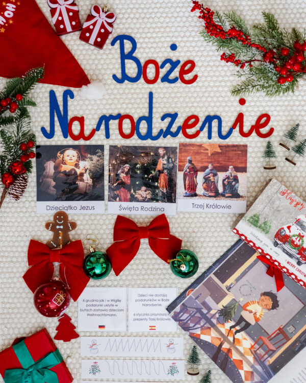 NIEZBĘDNIK EDUKACYJNY MONTESSORI BOŻE NARODZENIE