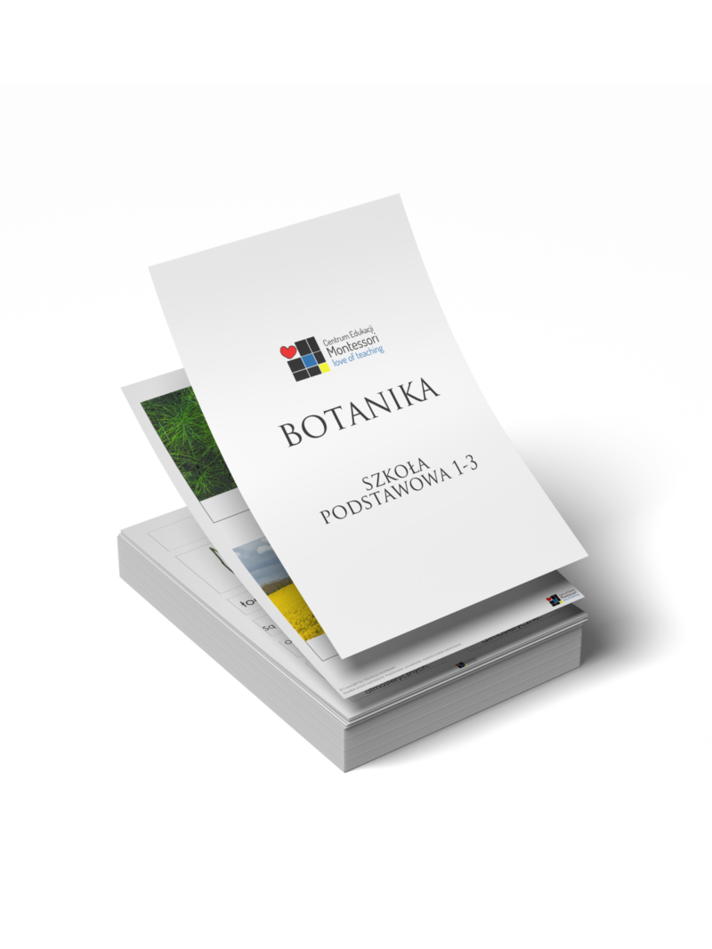 PAKIET EDUKACYJNY MONTESSORI BOTANIKA WCZESNOSZKOLNA