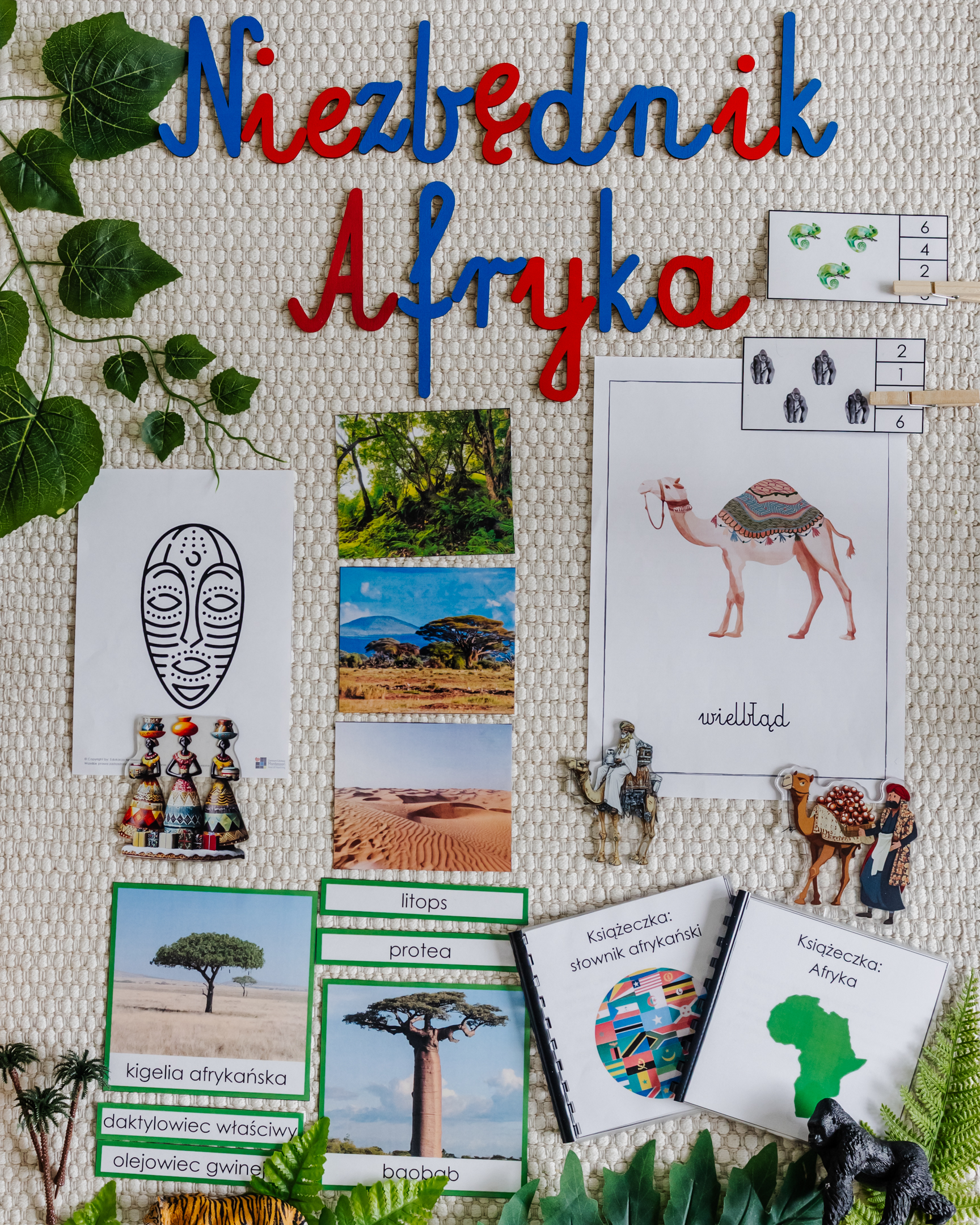 NIEZBĘDNIK EDUKACYJNY MONTESSORI AFRYKA - obrazek 2