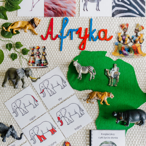 NIEZBĘDNIK EDUKACYJNY MONTESSORI AFRYKA